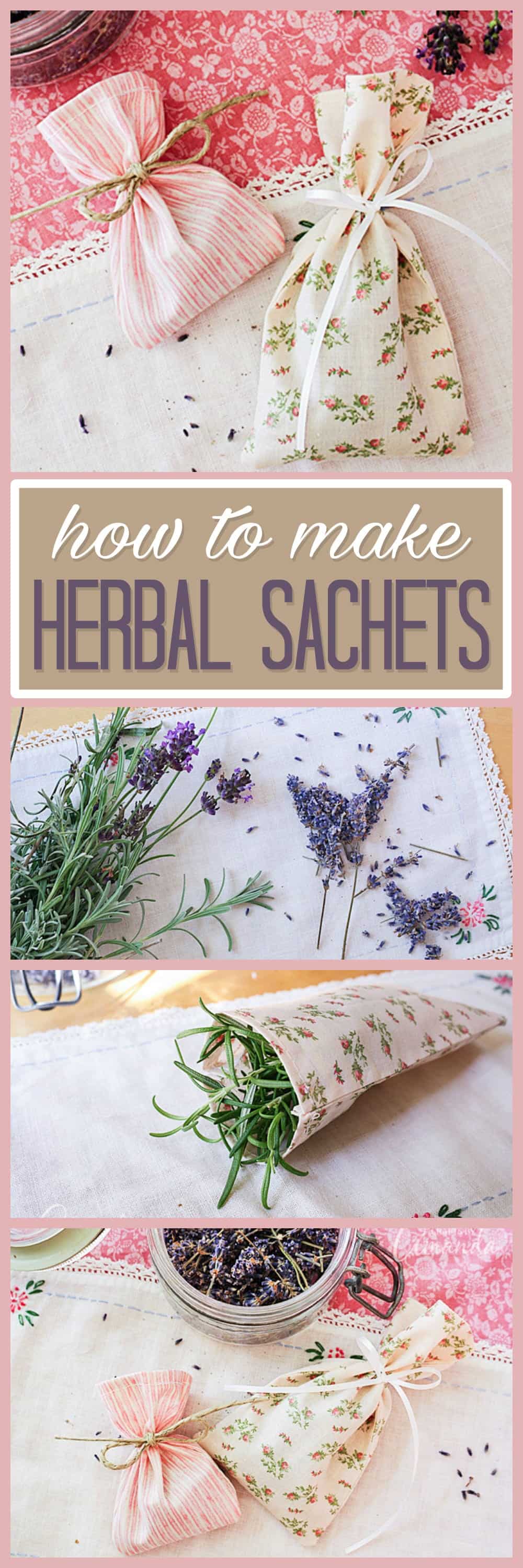 Herbal Sachets How to make an herbal sachet for your drawer