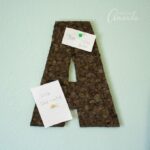 How to Make a Corkboard Wall Letter