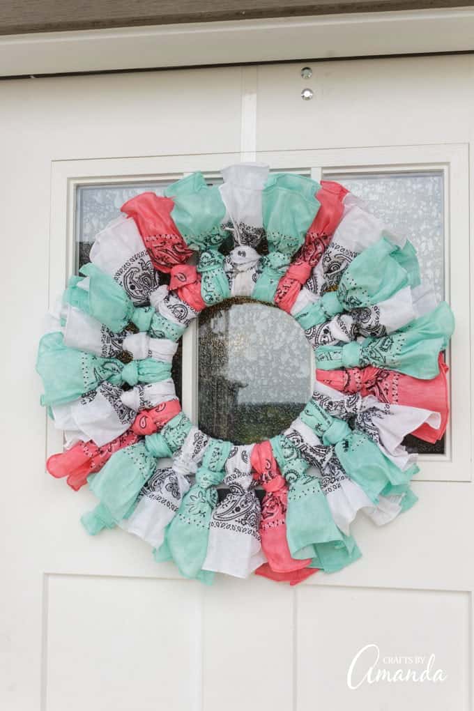 Bandana Wreath Tutorial