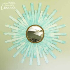 This DIY sunburst mirror requires only a few supplies and makes a beautiful statement piece. Add some elegance to your room in no time!