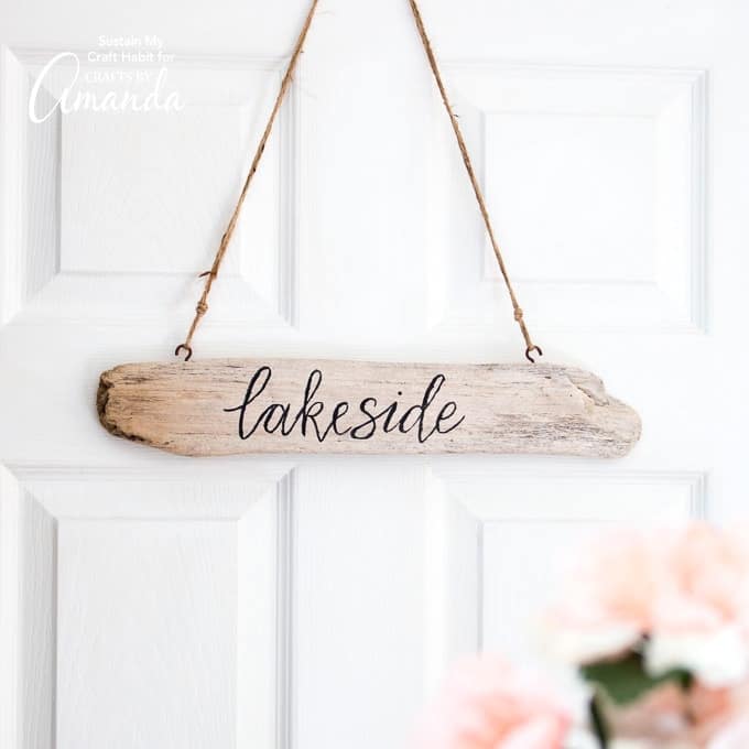 Driftwood Sign