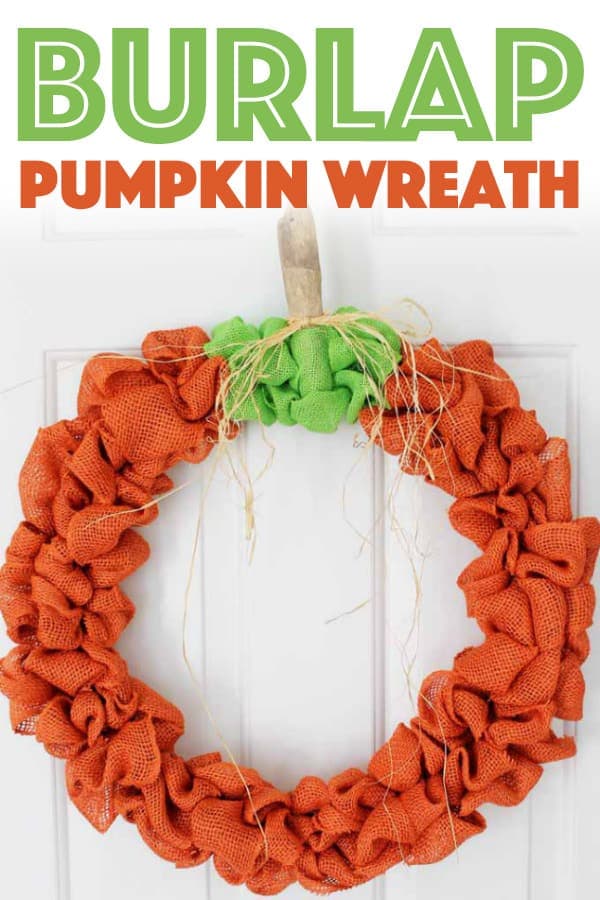 DIY Flower Wreath Made From Burlap - Angie Holden The Country Chic