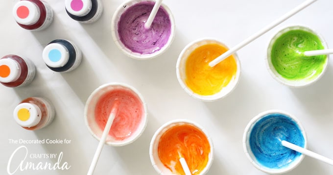 Marshmallow Edible Paint