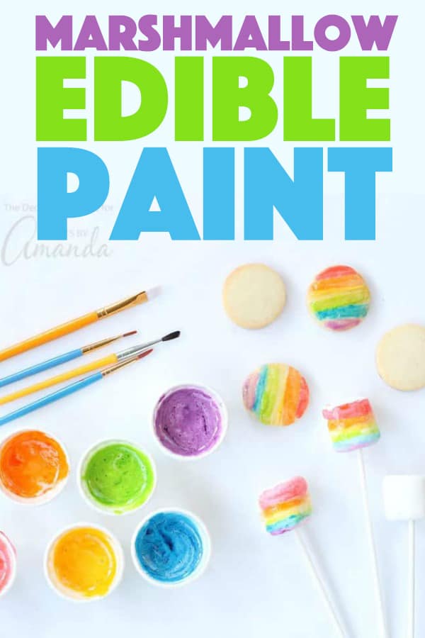 Marshmallow Edible Paint
