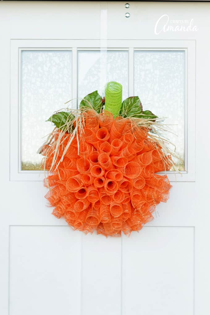 deco-mesh-pumpkin-wreath-V3 - Crafts by Amanda