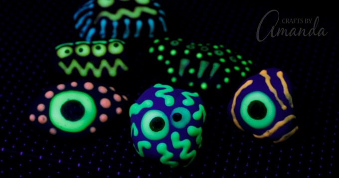 GLOW IN THE DARK MONSTER PILLOWS Mad in Crafts