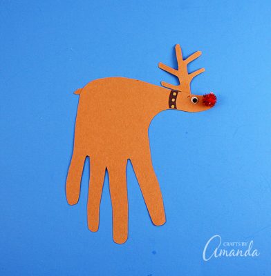 Christmas Handprint Crafts: Santa, Rudolph, Christmas Tree, Wreath