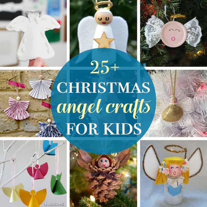 Angel crafts for kids collage