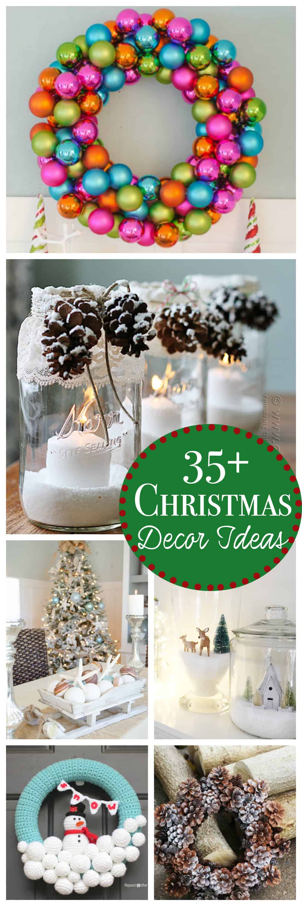 Decorating your home for Christmas is one of the best parts of the holiday season. Here are 35 Christmas decor ideas to get you started.