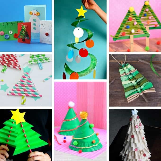 10 Easy Christmas Crafts for Kids - Holiday Arts and Crafts for Children