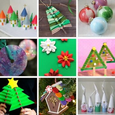 35 fun to make Christmas crafts for kids