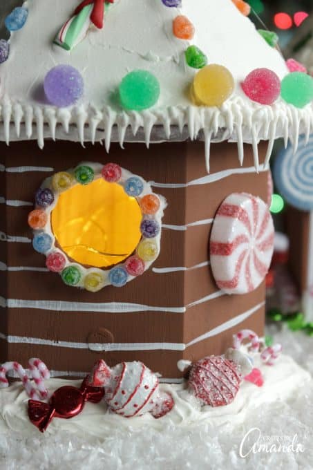 Birdhouse Gingerbread House - Crafts by Amanda - Christmas Crafts