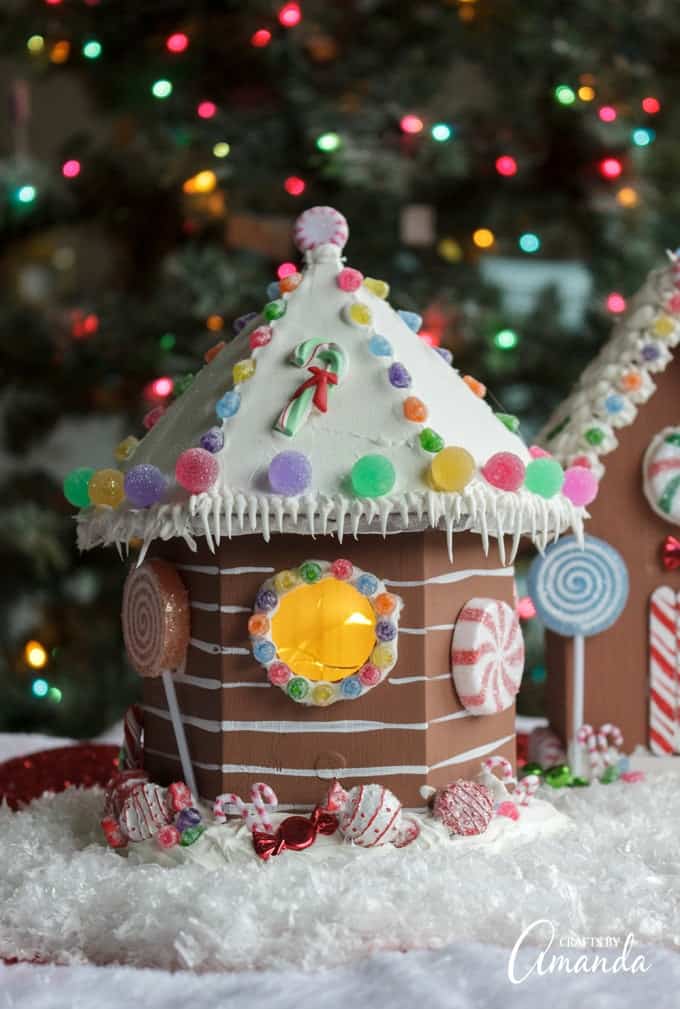 Birdhouse Gingerbread House: non-edible so you can use it every year!