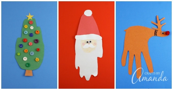 Christmas craft deals with construction paper