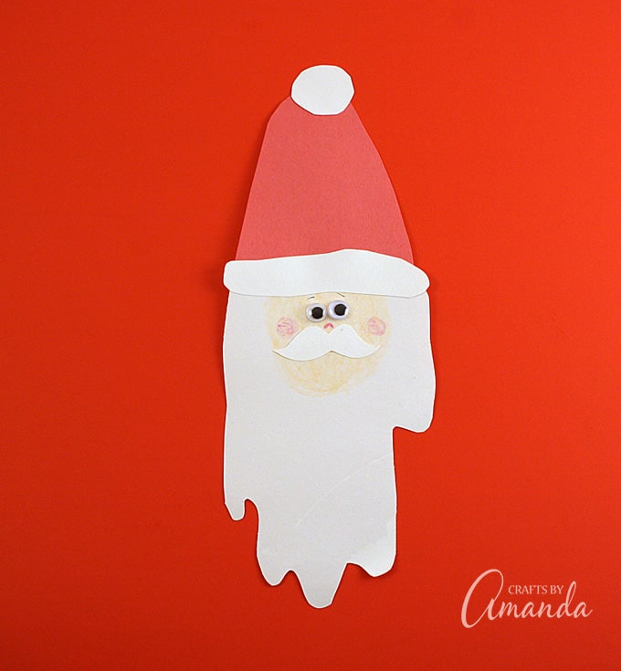 Handprint Santa Claus
