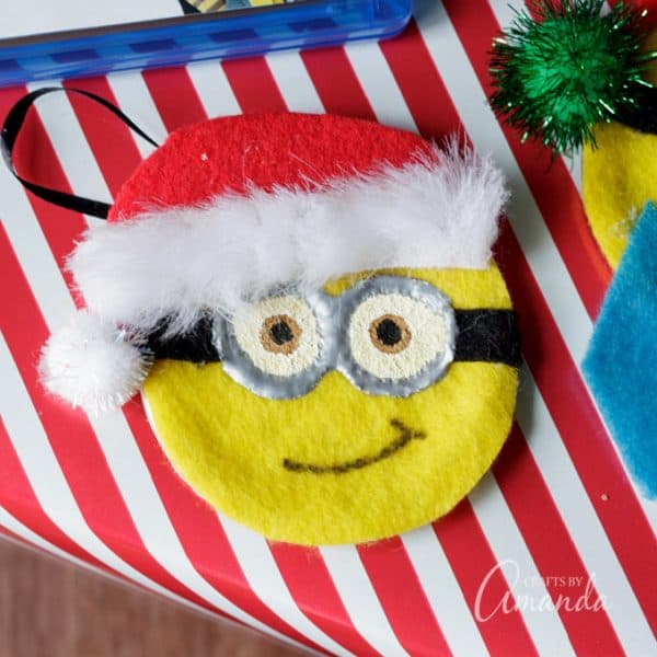 Minion Ornaments Learn to make minion ornaments from canning lids