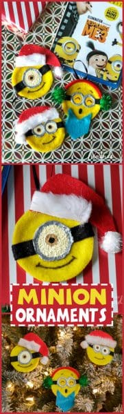 Minion Ornaments: Learn to make minion ornaments from canning lids