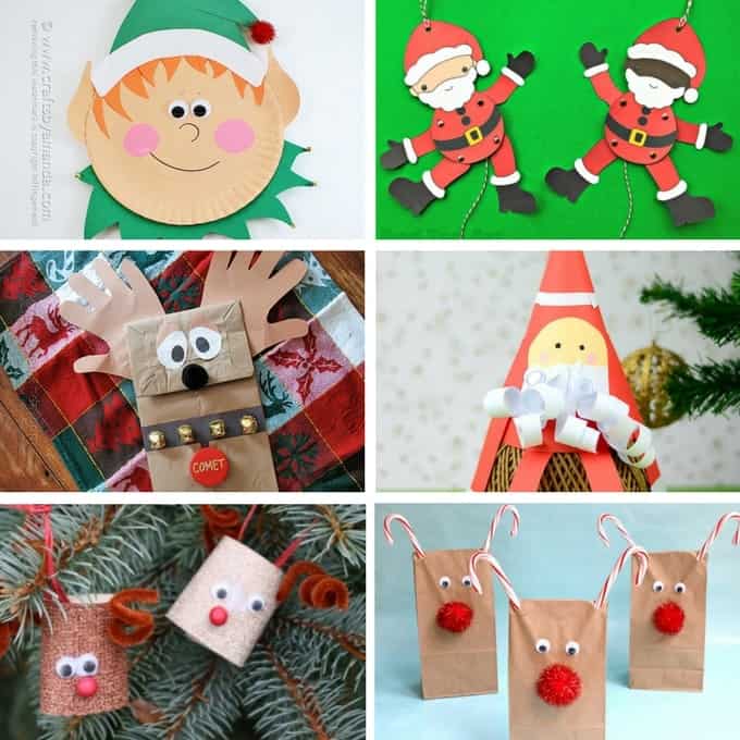 Christmas Crafts for Kids - 35 fun and easy holiday ideas