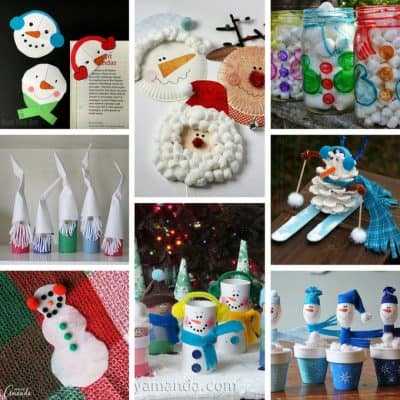 Christmas Crafts for Kids - 35 fun and easy holiday ideas