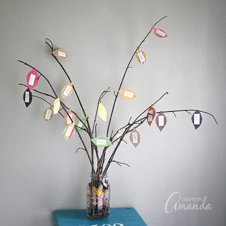 Making a thankful tree during the Thanksgiving season is easy to do and makes a great project to involve the kids in. Your thankful tree also serves as lovely decor for your home during the holidays.