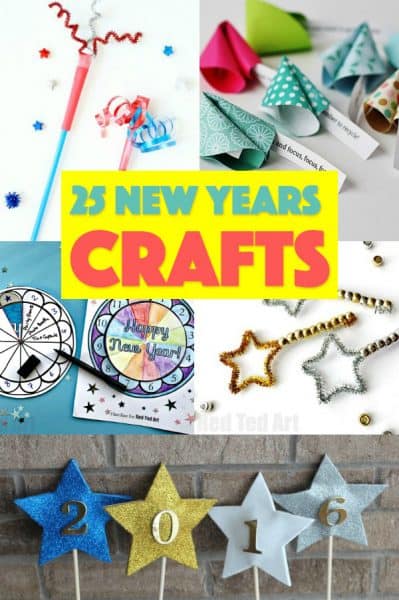 New Year&#039;s Crafts: keep kids occupied while waiting for the new year&#039;s bell!