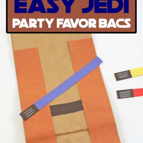Star Wars the Last Jedi is breaking records and it's guaranteed there will be plenty of Star Wars birthday parties this year. Make these Jedi party favor bags for your guests!