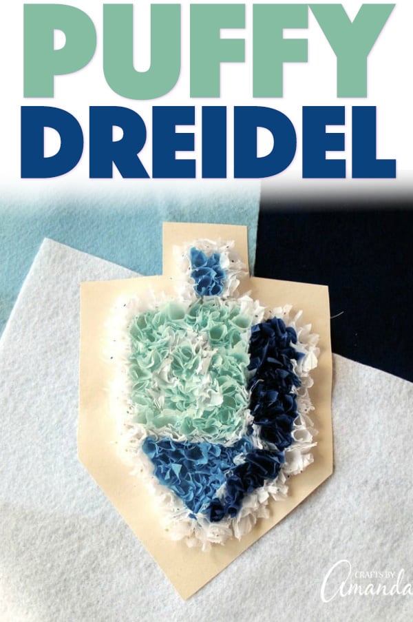 Puffy Dreidel Craft