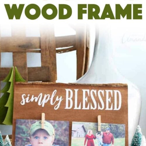 DIY Rustic Wood Frame