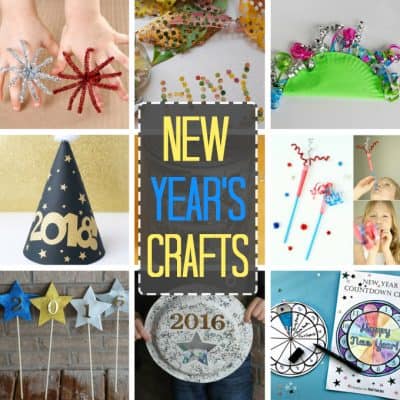 New Year's Crafts: keep kids occupied while waiting for the new year's