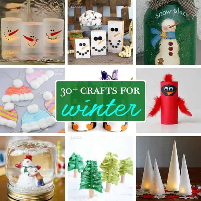 Winter Crafts: We have everything from crafts inspired by our feathered friends, to snowflake and snowman crafts, and of course some mason jar crafts!