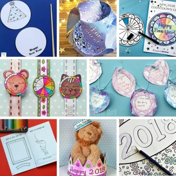 New Year's Crafts: keep kids occupied while waiting for the new year's