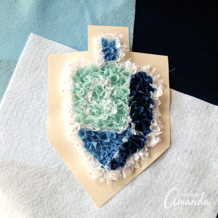 How to make a Puffy Dreidel Craft