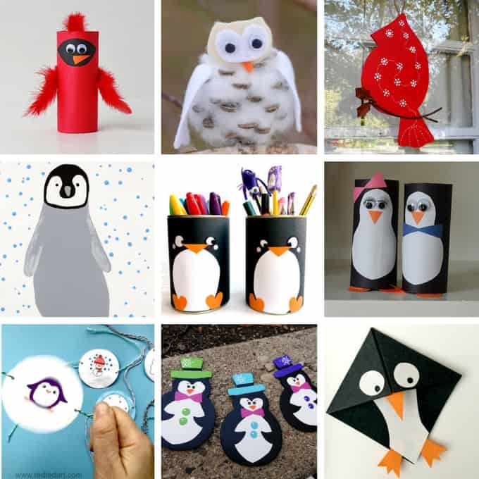 12 Winter Crafts For Kids - Life Should Cost Less