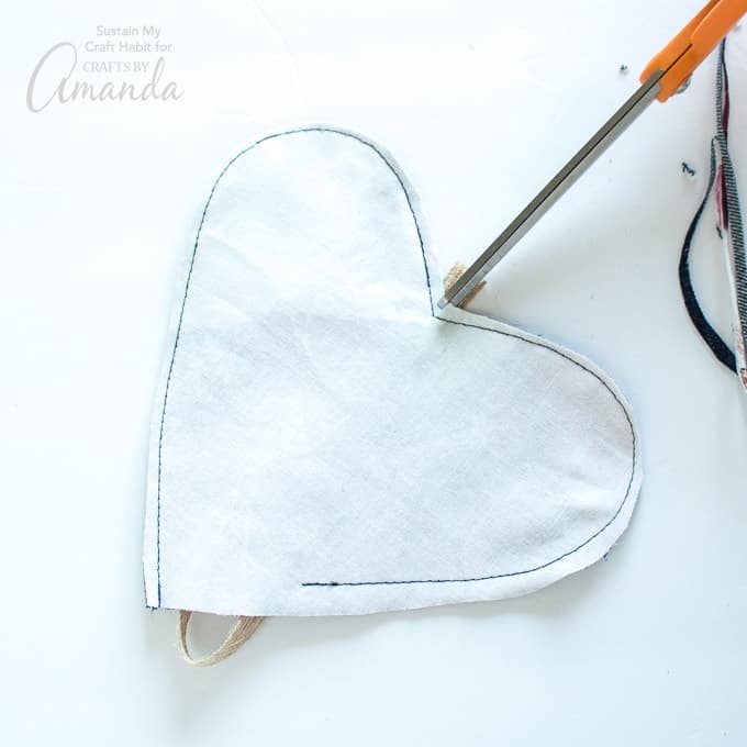 How to make a Heart Garland Step 9