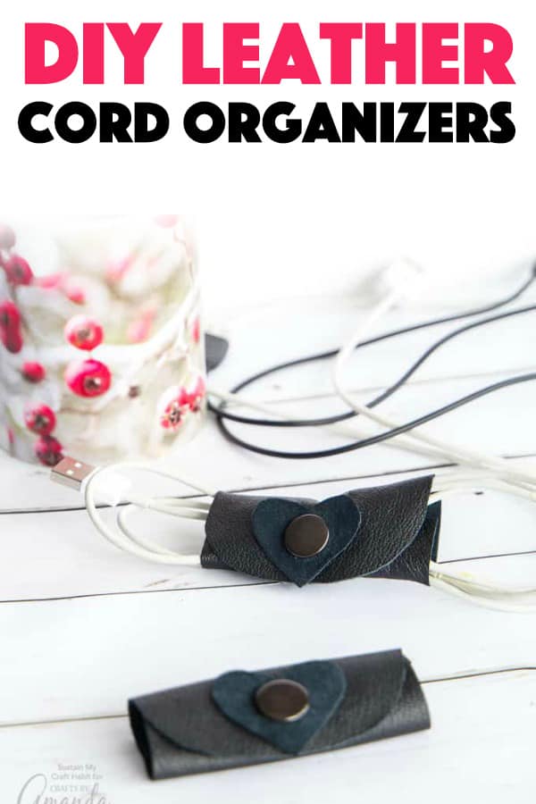 Leather Cord Organizers organize those unruly cords!