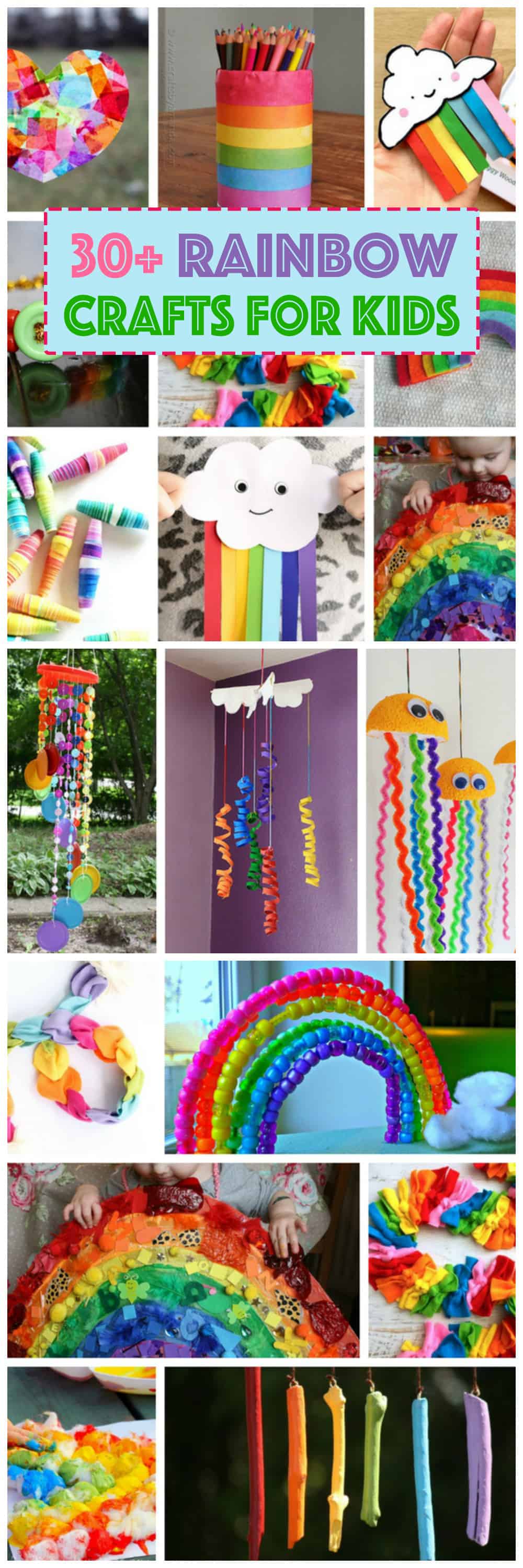 Rainbow Crafts for Kids: 30+ rainbow crafts for St. Patrick's Day
