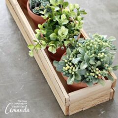 You won’t believe how easy it is to make this wood shim planter box, no power tools required! You can leave this project as bare wood, or paint it whatever color you like. There's always room for creativity!