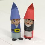 Cardboard Tube Gnomes craft