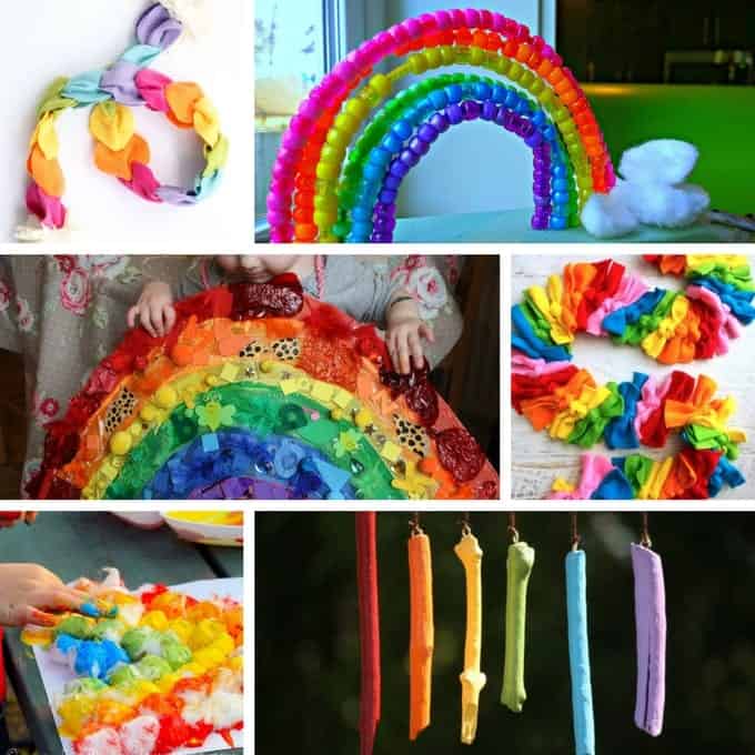 Rainbow Crafts for Kids: 30+ rainbow crafts for St. Patrick's Day