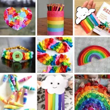 Rainbow Crafts for Kids for St. Patrick's Day!