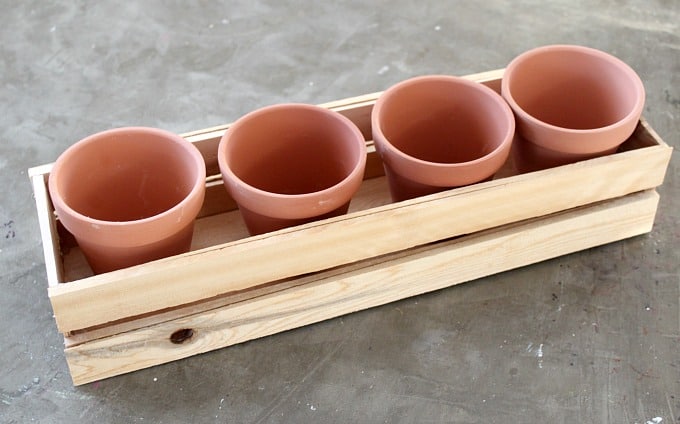 wood shim planter bo