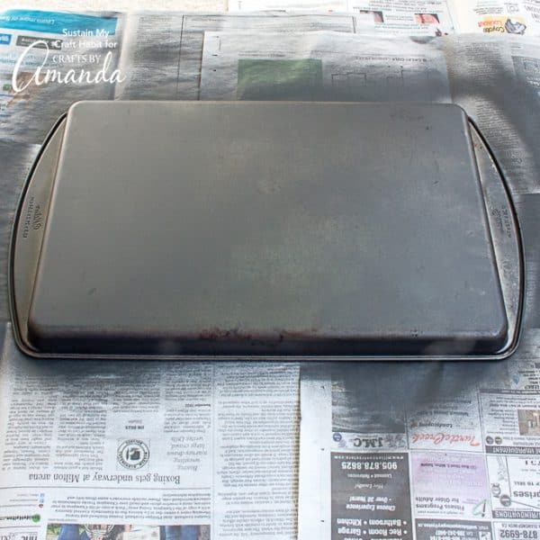 Board create a stylish board from an old cookie sheet!