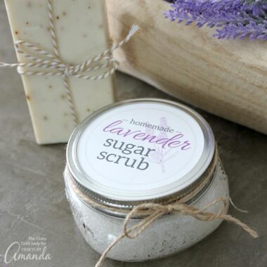 Treat mom or grandma for Mother’s Day with this homemade lavender sugar scrub. This moisturizing sugar scrub is just the thing that mom will love.