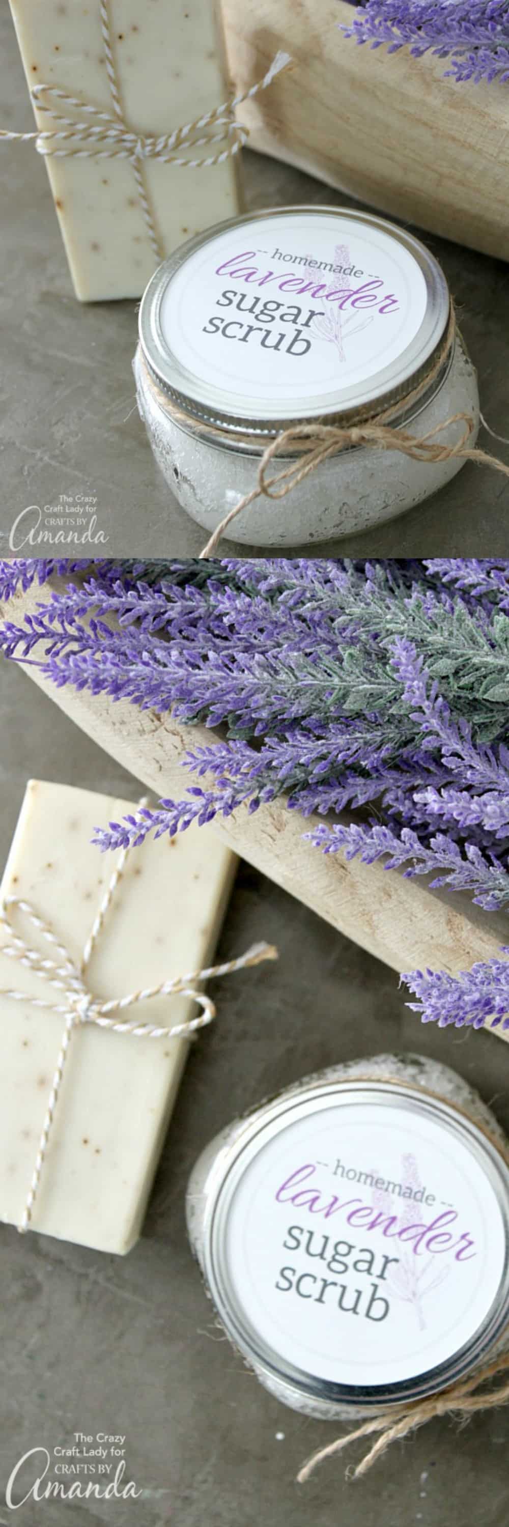 Lavender Sugar Scrub the perfect homemade Mother's Day Gift!