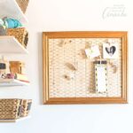 Create your own farmhouse inspired DIY memo board for displaying your to-do lists as well as your favorite photos and inspirational quotes.