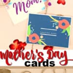 printable mother's day cards pin image