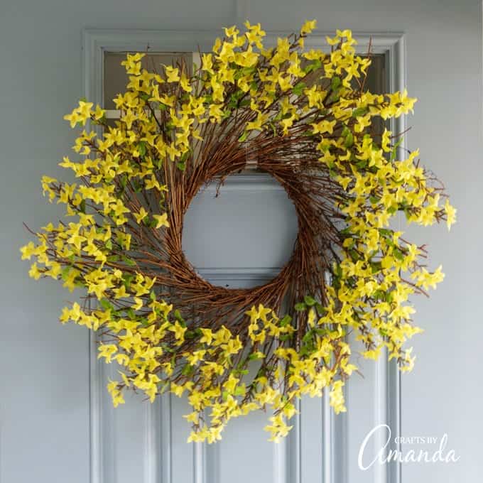 Yellow wreath store