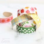 You can personalize these popsicle stick bracelets with any paper design you like, or make this a kid-friendly project, and let kids decorate the shaped bracelets with paint.