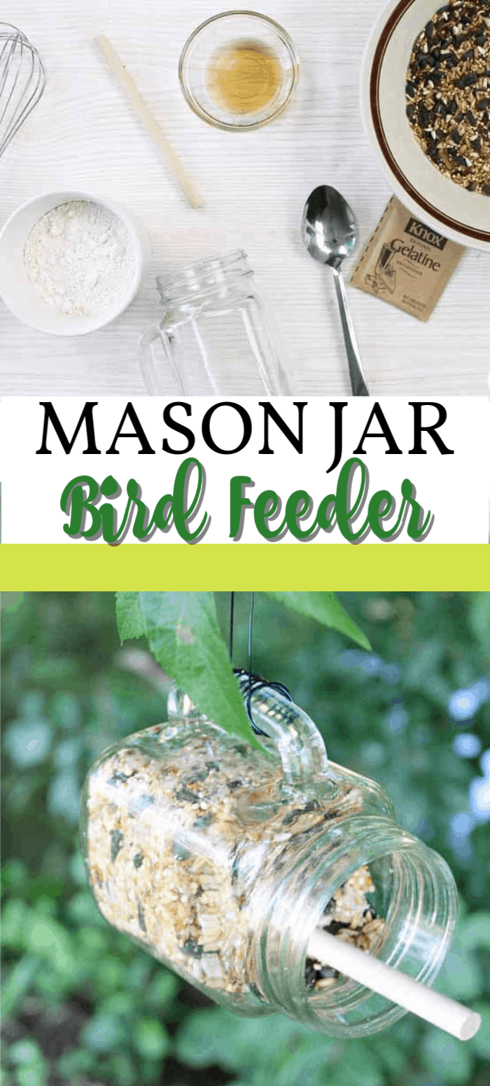 Mason Jar Bird Feeder Crafts by Amanda Garden Crafts