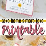 take home s'more love printable pin image